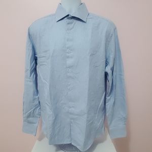 Bugatchi men's casual button shirt shaped fit